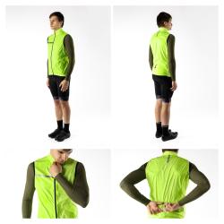 Force WINDPRO fluo neprofuk cyklistická vesta