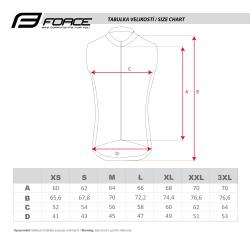 Force WINDPRO fluo neprofuk cyklistická vesta