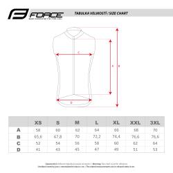 Force WINDPRO fluo neprofuk cyklistická vesta