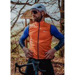 Force WINDPRO oranžová cyklovesta , plná záda