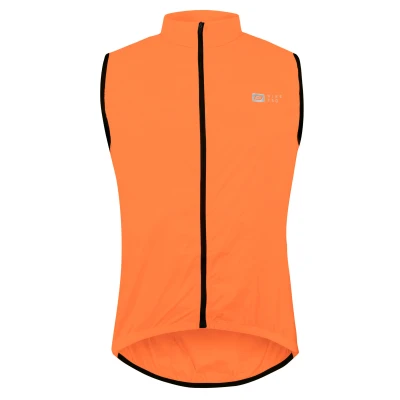 Force WINDPRO oranžová cyklovesta , plná záda