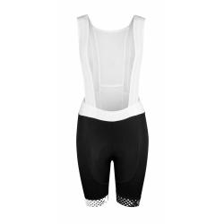 Force VISION LADY černo-bílé dámské cyklokraťasy se šráky a vložkou Force VISION LADY černo-bílé dámské cyklokraťasy se šráky a vložkou