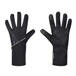 Force VISION černé softshell cyklistické rukavice