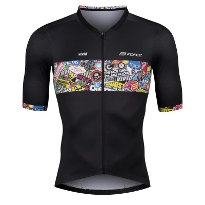 Force VIVID černý cyklistický dres - kr. rukáv POUZE S (VÝPRODEJ) Force VIVID černý cyklistický dres - kr. rukáv POUZE S (VÝPRODEJ)