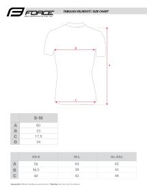 Force WIND funkční triko krátký rukáv