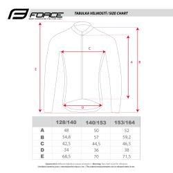 Force WINDPRO KID fluo detská neprofuk bunda