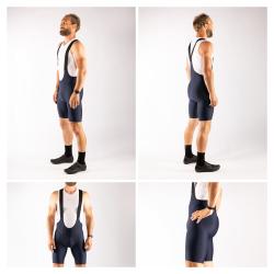 Force WINNER modré cyklokraťasy se šráky a vložkou