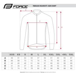 Force X70 šedo-černá windster cyklistická bunda POUZE XXS (VÝPRODEJ)