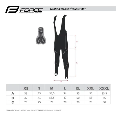 Force Z70 SOFTSHELL cyklokalhoty se šráky s vložkou