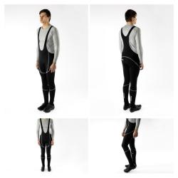 Force Z70 SOFTSHELL cyklokalhoty se šráky s vložkou POUZE M (VÝPRODEJ)