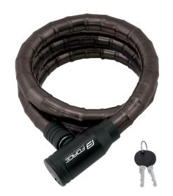 Force Zámok článkový bez držiaka 150cm/18mm, čierny Force Zámok článkový bez držiaka 150cm/18mm, čierny