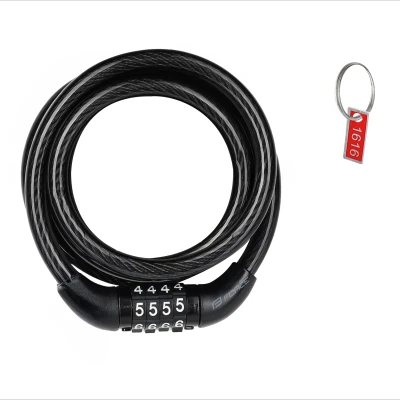 Force Zámek S8/1200mm, kódový, bez držáku, černý Force Zámek S8/1200mm, kódový, bez držáku, černý