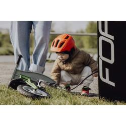 Force ZEBU s blikačkou oranžová dětská cyklistická přilba POUZE S-M 51-56 cm (VÝPRODEJ)
