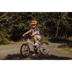 Force ZEBU s blikačkou oranžová dětská cyklistická přilba POUZE S-M 51-56 cm (VÝPRODEJ)