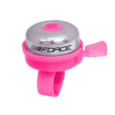 Force Zvonek KLASIK Fe/plast 22.2mm, růžový Force Zvonek KLASIK Fe/plast 22.2mm, růžový