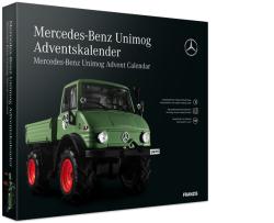 Franzis adventný kalendár Mercedes-Benz Unimoq so zvukom 1:43