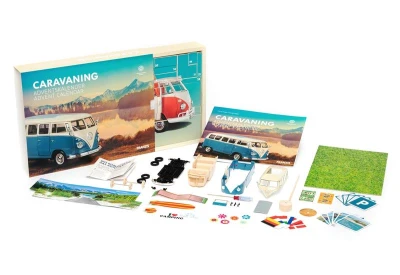 Franzis adventní kalendář VW Bulli T1 se zvukem modrý 1:24
