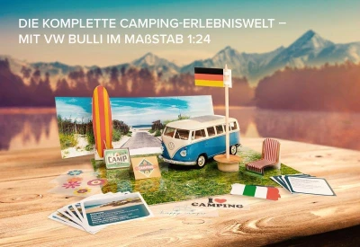Franzis adventní kalendář VW Bulli T1 se zvukem modrý 1:24