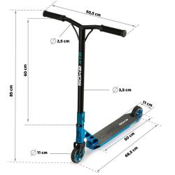 SOKE XTR Blue freestylová koloběžka
