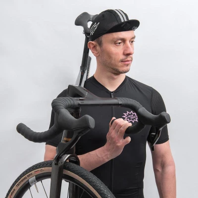 Fresh Trash FT AIR CYCLING CAP TRUE BLACK cyklistická kšiltovka