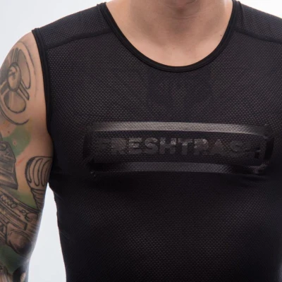 Fresh Trash Men[39]s Convert Jersey No Sleeve True Black pánský cyklodres