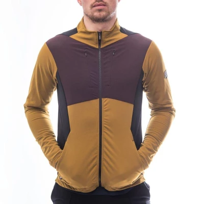 Fresh Trash FT MEN[39]S CROSS POINT JACKET GOLDEN/WINE/BLACK pánská bunda