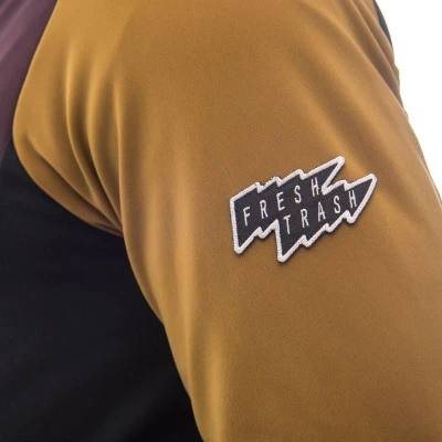 Fresh Trash FT MEN[39]S CROSS POINT JACKET GOLDEN/WINE/BLACK pánská bunda