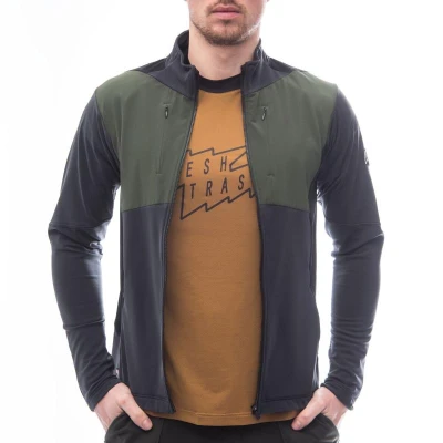 Fresh Trash FT MEN[39]S CROSS POINT JACKET GREY/OLIVE/BLACK pánská bunda