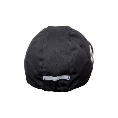 Fresh Trash FT MEN[39]S CYCLING CAP LARGE FLAT TRUE BLACK cyklistická kšiltovka