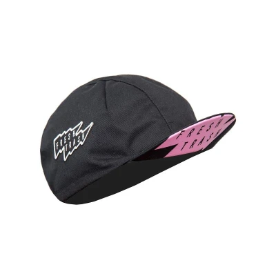 Fresh Trash FT MEN'S CYCLING CAP TRUE BLACK Cyklistická kšiltovka