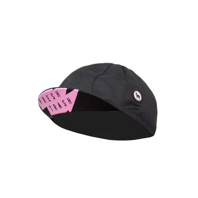 Fresh Trash FT MEN[39]S CYCLING CAP TRUE BLACK Cyklistická kšiltovka