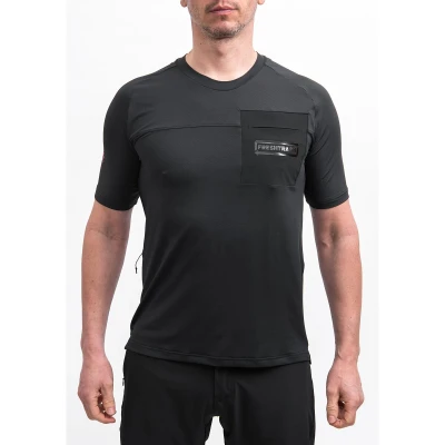 Fresh Trash FT MEN[39]S HORIZON POCKET SHORT SLEEVE JERSEY BLACK/BLACK pánské tričko