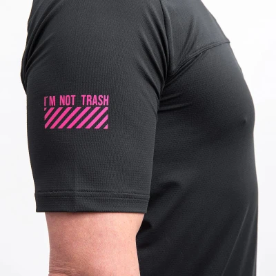 Fresh Trash FT MEN[39]S HORIZON POCKET SHORT SLEEVE JERSEY BLACK/BLACK pánské tričko
