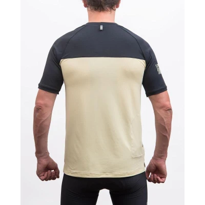 Fresh Trash Men[39]s Horizon Pocket Short Sleeve Jersey Sand/black pánský cyklodres