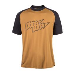 Fresh Trash Men's Horizon Short Sleeve Tee Golden/black pánské tričko