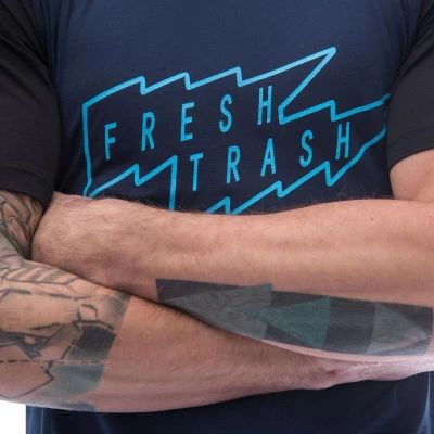 Fresh Trash Men[39]s Horizon Short Sleeve Tee Marine/black pánské tričko