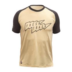 Fresh Trash Men's Horizon Short Sleeve Tee Sand/black pánske tričko
