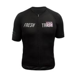 Fresh Trash Men's Lite Merino Evo Jersey True Black pánský cyklodres