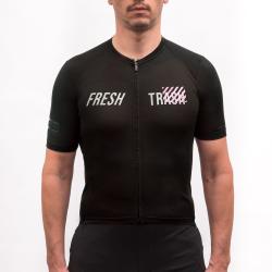 Fresh Trash Men[39]s Lite Merino Evo Jersey True Black pánský cyklodres