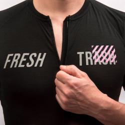 Fresh Trash Men[39]s Lite Merino Evo Jersey True Black pánský cyklodres