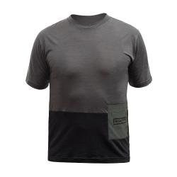 Fresh Trash Men's Lite Merino Pocket Jersey Olive Green/black pánský cyklodres