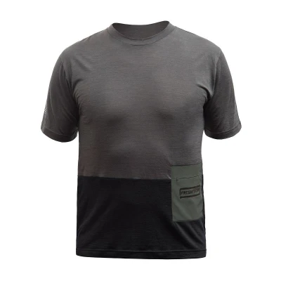 Fresh Trash Men's Lite Merino Pocket Jersey Olive Green/black pánský cyklodres Fresh Trash Men's Lite Merino Pocket Jersey Olive Green/black pánský cyklodres