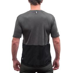 Fresh Trash Men[39]s Lite Merino Pocket Jersey Olive Green/black pánský cyklodres