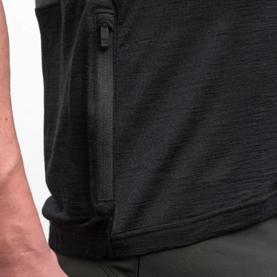 Fresh Trash Men[39]s Lite Merino Pocket Jersey Olive Green/black pánský cyklodres