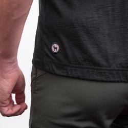 Fresh Trash Men[39]s Lite Merino Pocket Jersey Olive Green/black pánský cyklodres