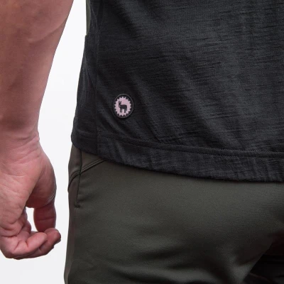 Fresh Trash Men[39]s Lite Merino Pocket Jersey Olive Green/black pánský cyklodres