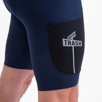 Fresh Trash FT MEN[39]S SIGNATURE BIB SHORTS EVO OCEAN BLUE pánské cyklošortky