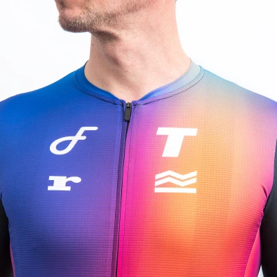 Fresh Trash FT MEN[39]S SIGNATURE EVO CONVERT JERSEY RAINBOW pánský cyklodres