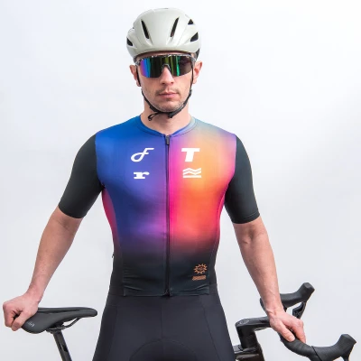 Fresh Trash FT MEN[39]S SIGNATURE EVO CONVERT JERSEY RAINBOW pánský cyklodres
