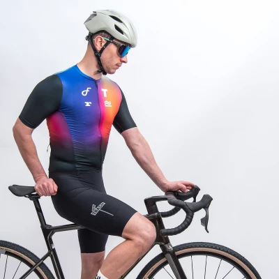 Fresh Trash FT MEN[39]S SIGNATURE EVO CONVERT JERSEY RAINBOW pánský cyklodres